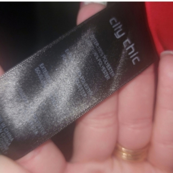 City chic red Felicity limited edition romper tie waist size 20 - Picture 5 of 5